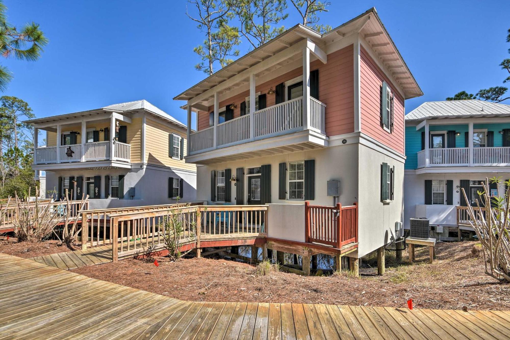 Beverly Bungalow Easy Walk To Seagrove Beach Santa Rosa Beach Bagian luar foto